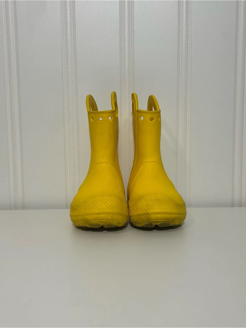 Crocs handle it Kids' Yellow Rain Boot Clog